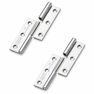 2 högkvalitativa postergångjärn, B-1004-2-R, höjd: 64 mm, från TAKIGEN, lastkapacitet: 10 kg, version: höger. Produktbild