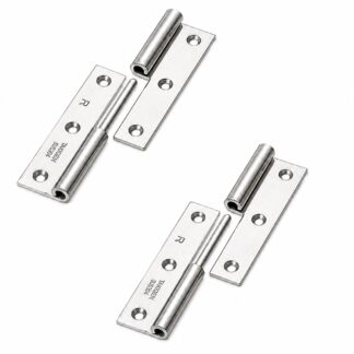 2 delar högkvalitativ visningsgångjärn, B-1004-1-R, höjd: 75 mm, från TAKIGEN, lastkapacitet: 15 kg (34 lbs), version: höger. Produktbild