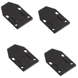 4 Stück Distanzplatte ML-120-DP4-BL, 70 mm (2-3/4″) von Sugatsune, schwarz. Produktbild
