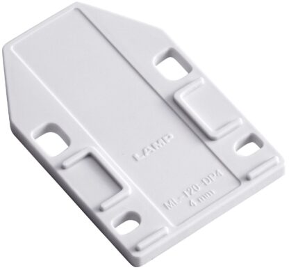4 stycken distansplatta, tillverkad av polyacetal, yta: vit, 70 mm (2-3/4"), ML-120-DP4-WT. Kompensationsplatta för magnetiska snäpplås ML-120BR, ML-120W och ML-120BL från Sugatsune, av Sugatsune / LAMP® (Japan) - Bild 5