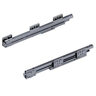 DWD-XP Stomskenor med full förlängning (styrskenor för låda), med soft-close-spjäll, nominell längd: 500 mm, lastkapacitet: 60 kg. DWD Dynamic XP från tillverkaren GRASS / Austria