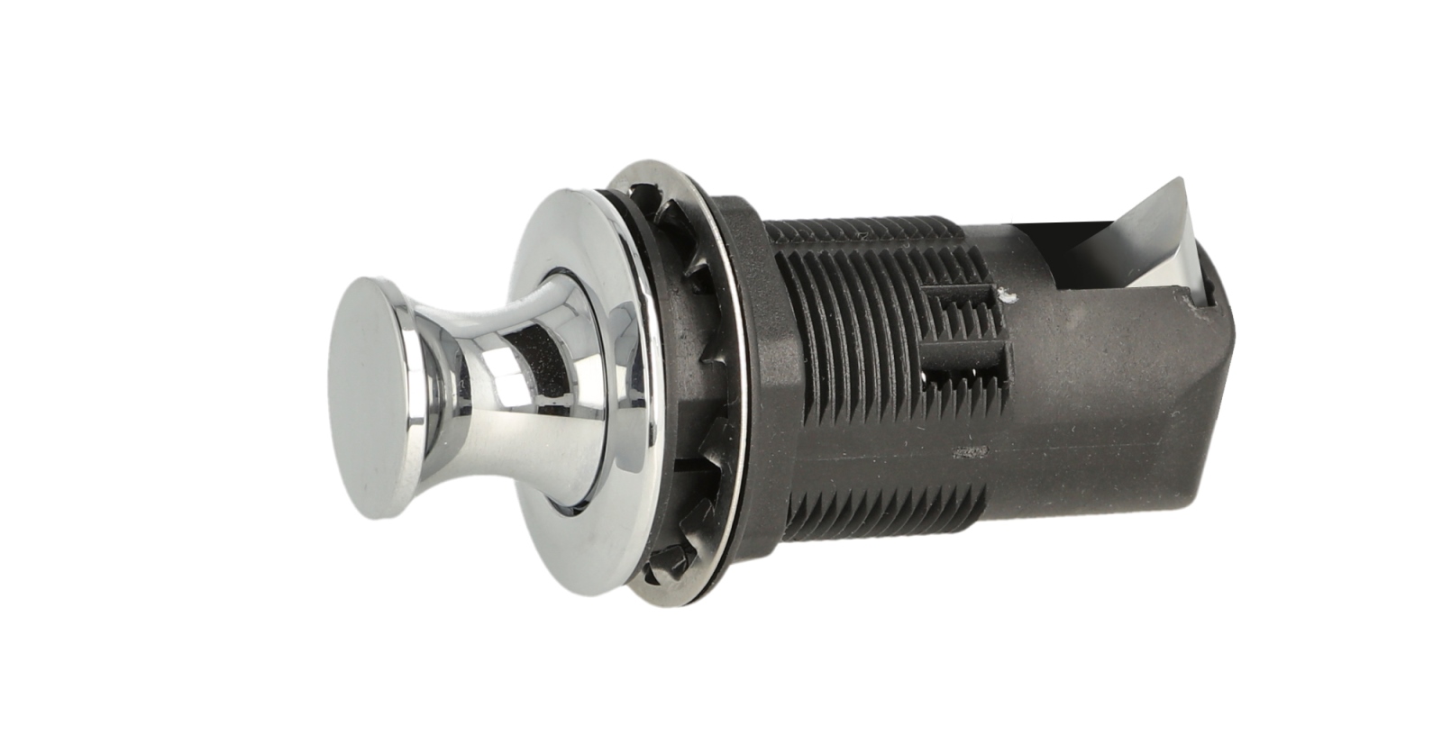 Högkvalitativ snäppfäste med handtagsfunktion och spärrlåsfunktion, tillverkad av zamak, yta: förkromad, version: rund, 14.03.060-0. - Bild 6