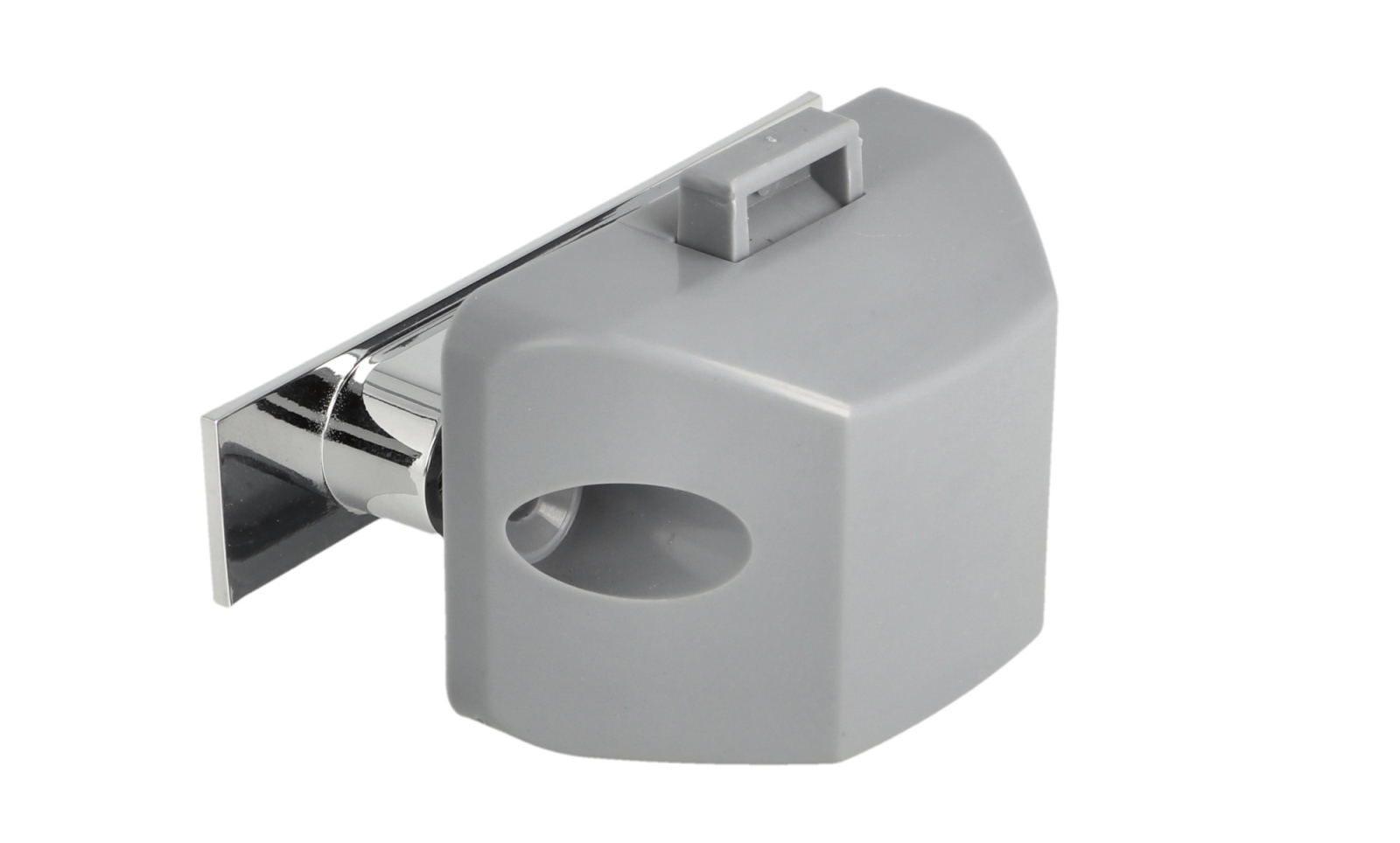 Högkvalitativ snäppfäste med soft-close och handtagsfunktion, tillverkad av zamak, yta: förkromad, design: rektangulär, 14.03.042-0. - Bild 7