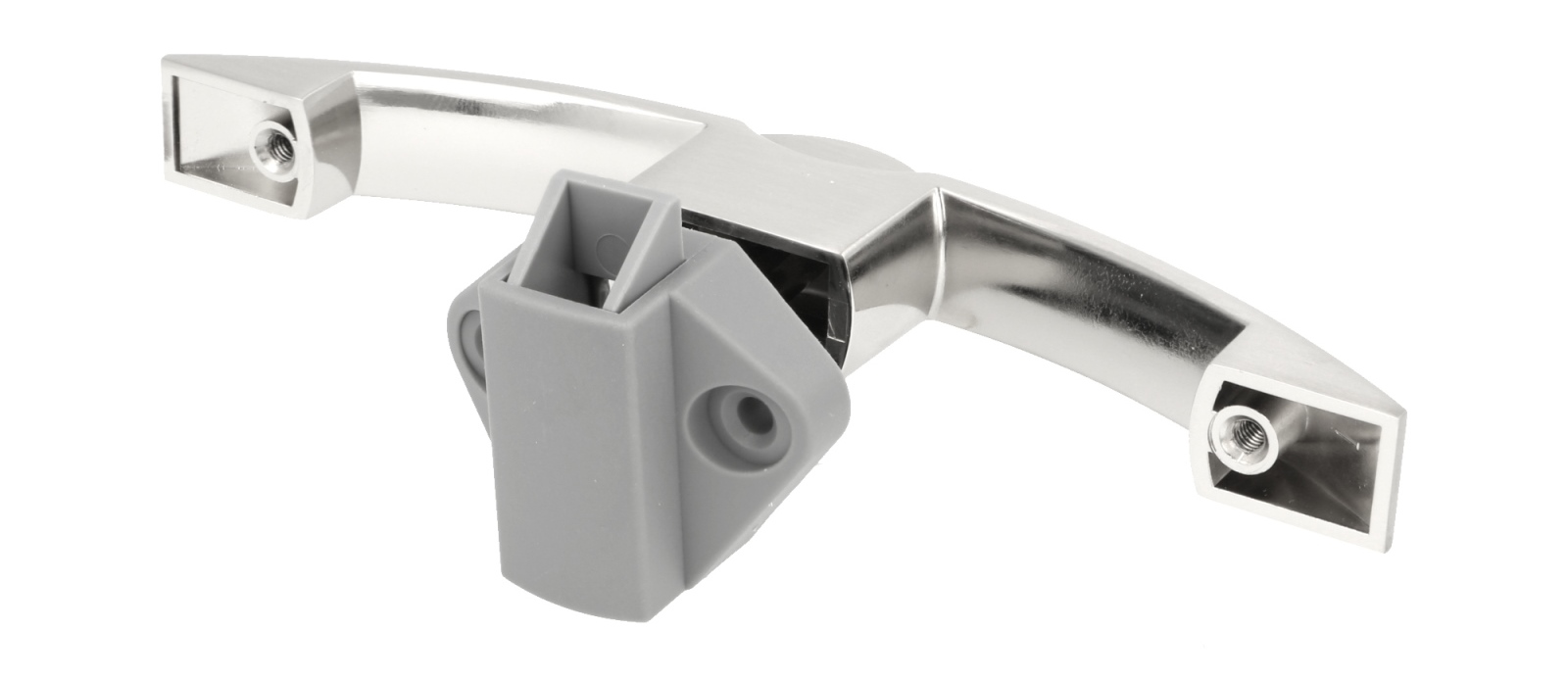 Högkvalitativt tryckknappshandtag, tillverkat av zamak, yta: rostfritt stålutseende, 14.03.072-0. Solid handtagsstängning med självlåsande lås och soft-close för yacht, husvagn, privatjet och mycket mer, av SISO Denmark - Bild 11