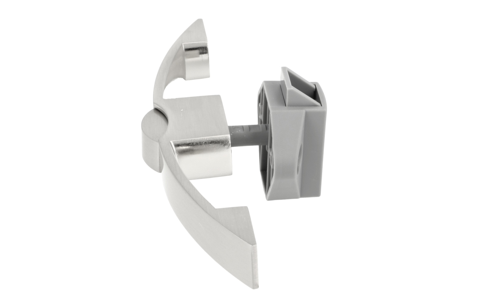 Högkvalitativt tryckknappshandtag, tillverkat av zamak, yta: rostfritt stålutseende, 14.03.072-0. Solid handtagsstängning med självlåsande lås och soft-close för yacht, husvagn, privatjet och mycket mer, av SISO Denmark - Bild 6