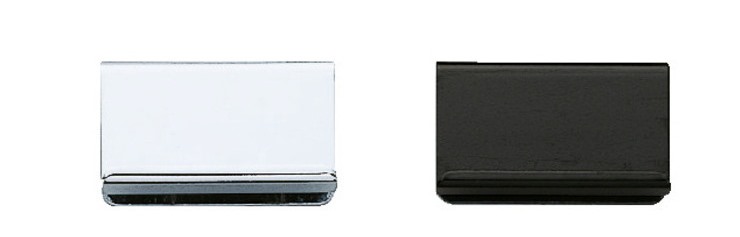 Motplatta för glastjocklek 6 mm (15/64"), med handtagsfunktion K-150B och K-130-P6, 40 mm (1-37/64") från Sugatsune, förkromad. Exempel på en möjlig tillämpning