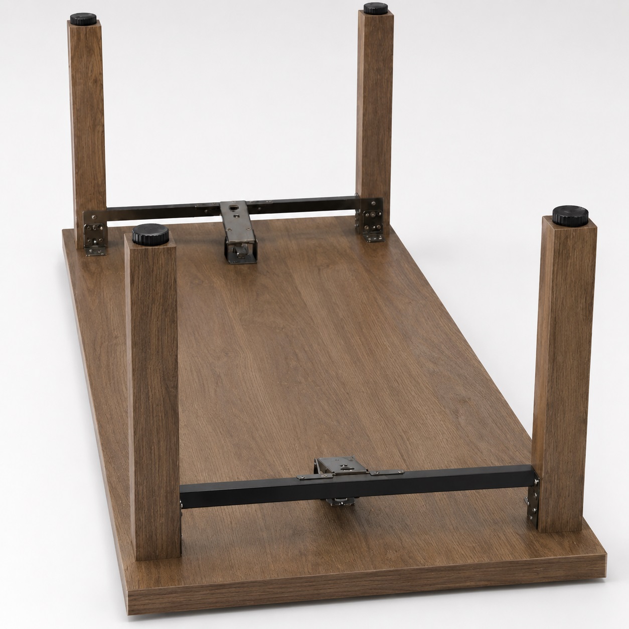 4 robusta möbeljusteringar, lastkapacitet: 800 kg (1764 lbs), yta: svart, ⌀40 mm (1-37/64"), version: standard, B571-40-BK. Justerbar fot för bordsben, möbelben, skåpfötter och mycket mer, av Kojima (Japan) - Bild 6