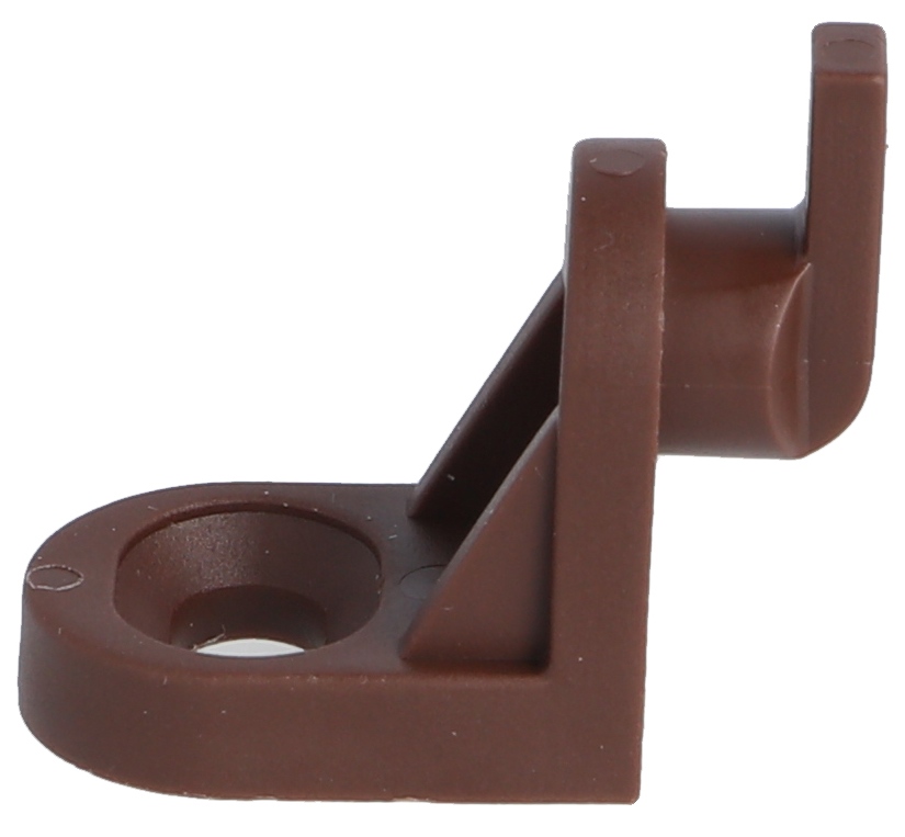 20 delar praktiskt skåp bakväggsfäste med krok, av plast, yta: brun, 11.05.500-0. Robust bakre väggfäste för skåpets bakvägg och mycket mer, av SISO Danmark - Bild 3