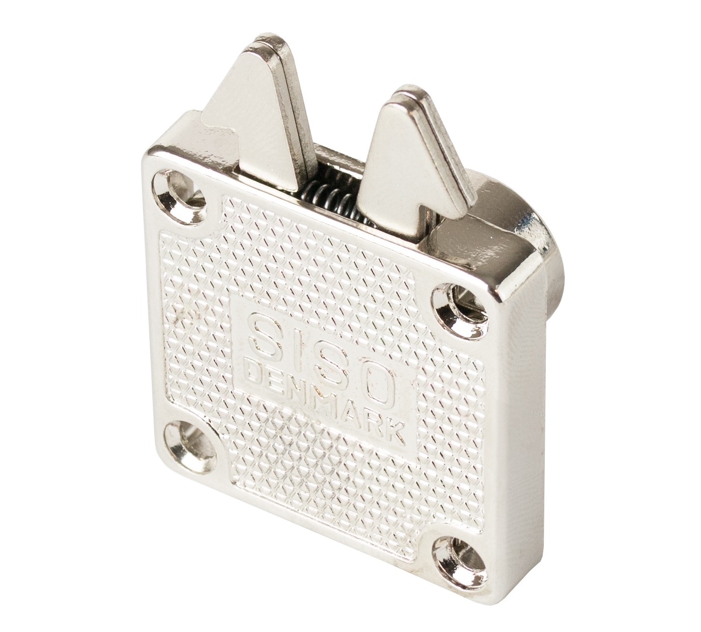 Högkvalitativt rulljalusilås med fällbara nycklar och huvudnyckelsystem J12, yta: förnicklad, 14.01.464-0. Skjutdörrlås för rulljalusier, möbelskjutdörrar och mycket mer, av SISO Danmark - Bild 4