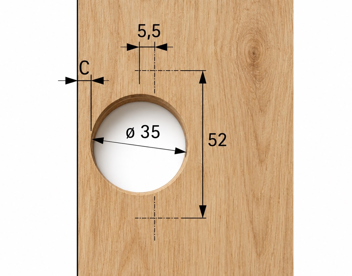 Rostfritt stålgångjärn, stöd: fullt stödd (närvarande), tillverkad av rostfritt stål, design: monteringsplatta med 0 mm avstånd, 9289590. Korrosionsbeständigt rostfritt möbelgångjärn för utemöbler och mycket mer, från Hettich - Bild 2