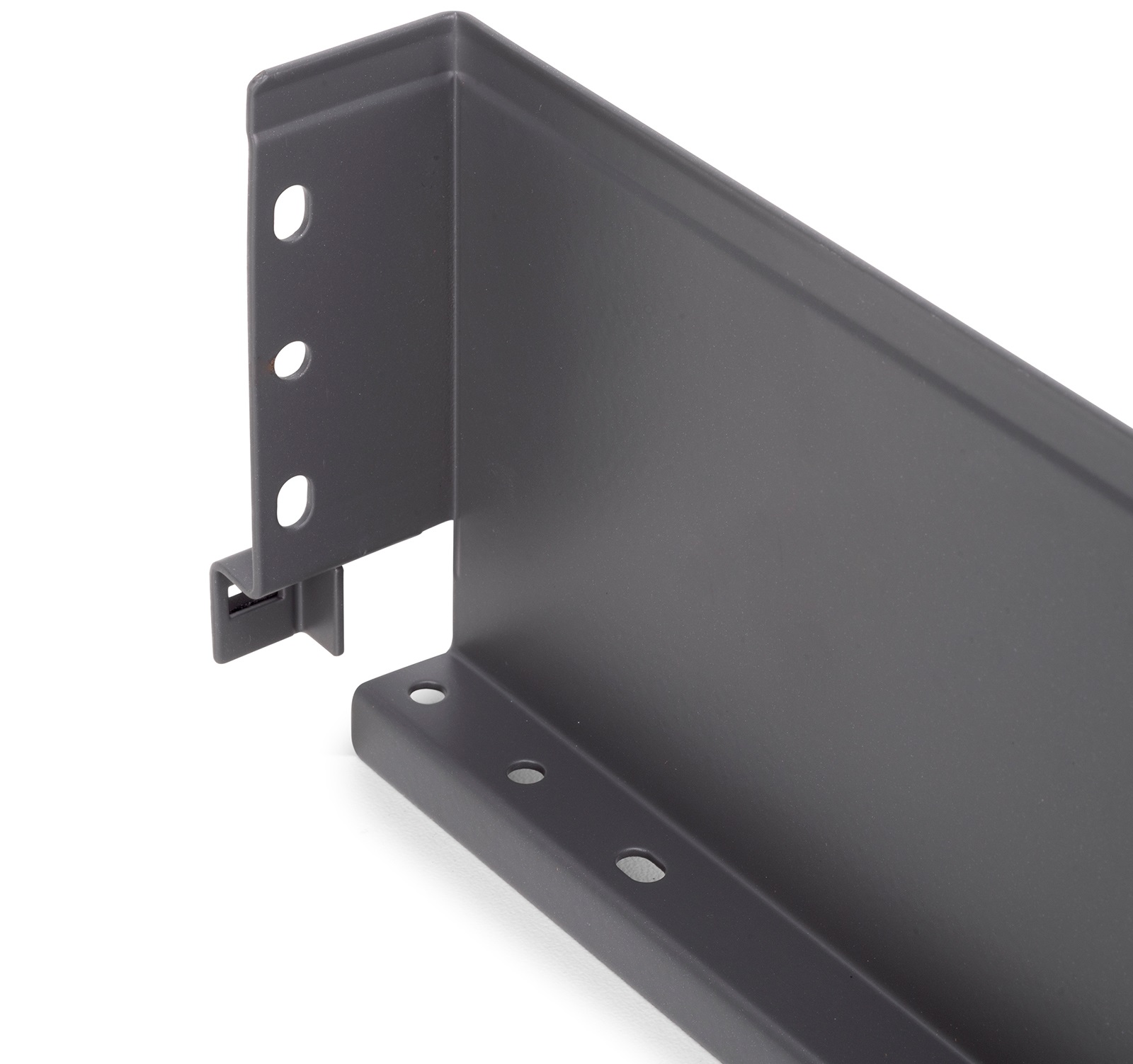 Lådset, med extra tunna ramar, höjd: 88 mm (3-15/32"), yta: antracitgrått, 490 mm (19-19/64"), version: delvis utdragbar med push-to-open, 3275435 låda för köksmöbler och mycket mer, från EMUCA - Bild 8