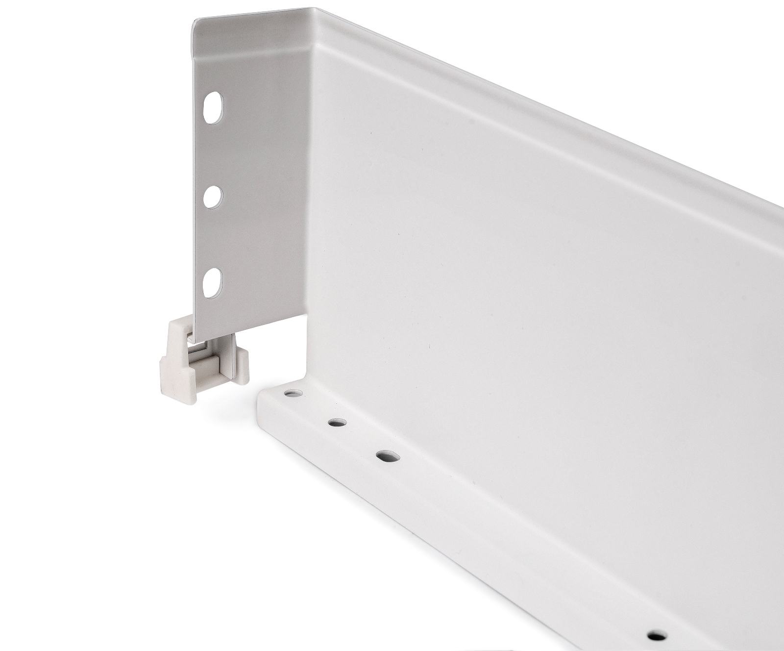 Lådset, med extra tunna ramar, höjd: 88 mm (3-15/32"), yta: vit, 340 mm (13-25/64"), version: delvis förlängning med push-to-open, 3275112 lådaset för köksmöbler och mycket mer, av EMUCA - Bild 7