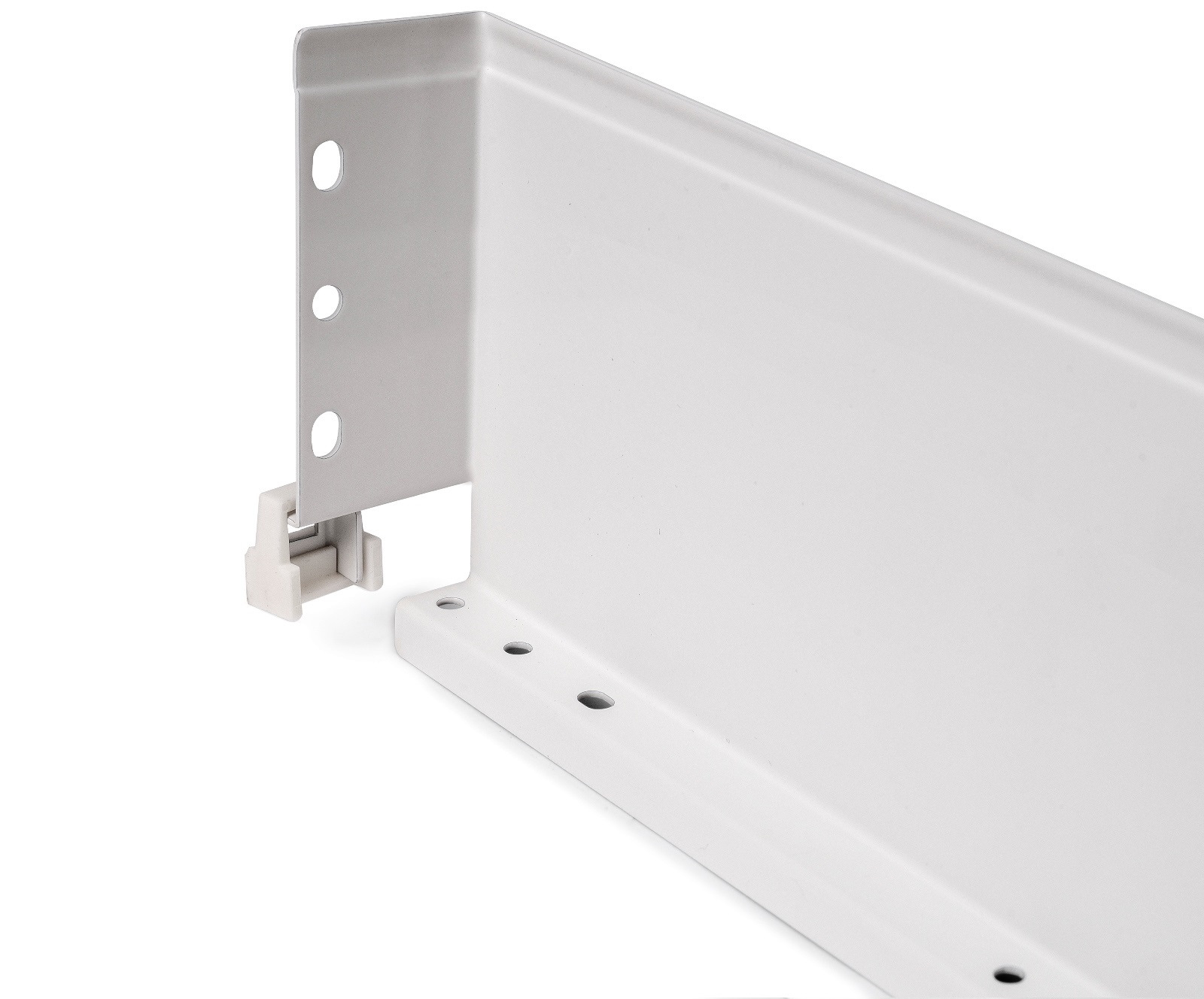 Lådset, med extra tunna ramar, höjd: 88 mm (3-15/32"), yta: vit, 440 mm (17-21/64"), version: delvis förlängning med tryck-till-öppning, 3275312 lådset för köksmöbler och mycket mer, av EMUCA - Bild 3