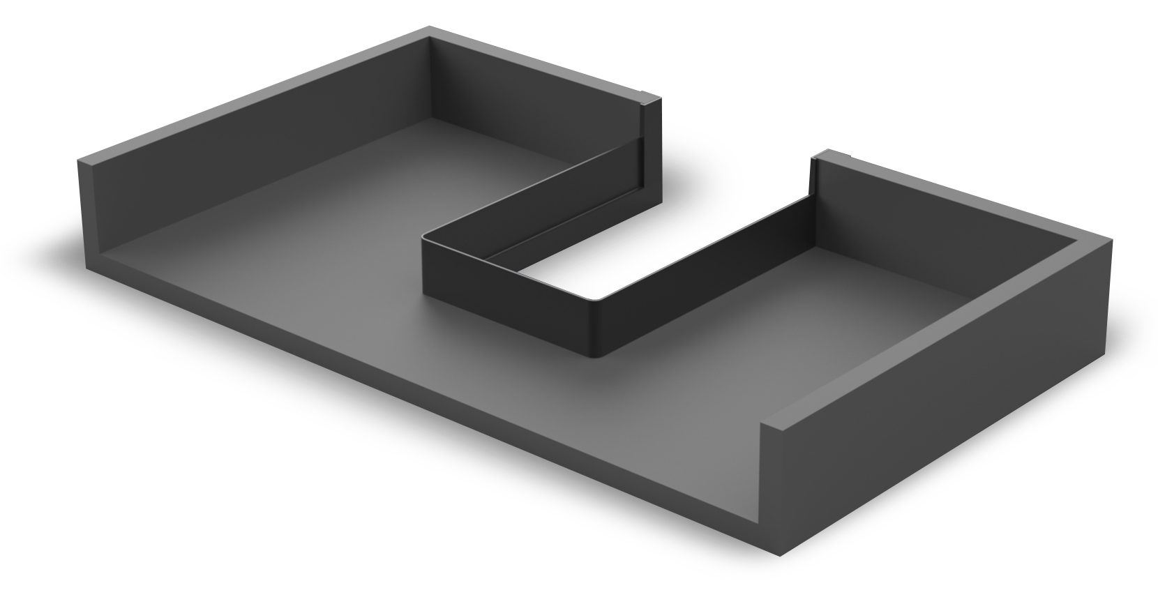 Högkvalitativ sifonutskärning, tillverkad av plast, yta: antracitgrå, 3011923. Rektangulärt sifonskydd för tvättställsskåp, köksskåp, badrumsskåp, sifon, avlopp och mycket mer, från EMUCA - Bild 4