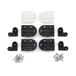 Dämpningsgångjärn, med lock, vitt HG-JHM20-80WT, av Sugatsune / LAMP (Japan)