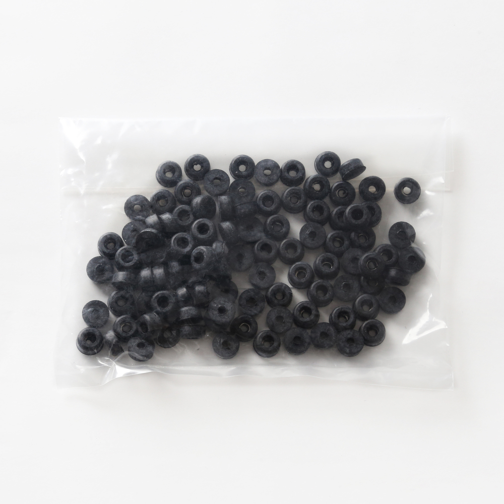 Justerbart ben, gummi, paket med 100 K-10-P100, från Sugatsune / LAMP (Japan)