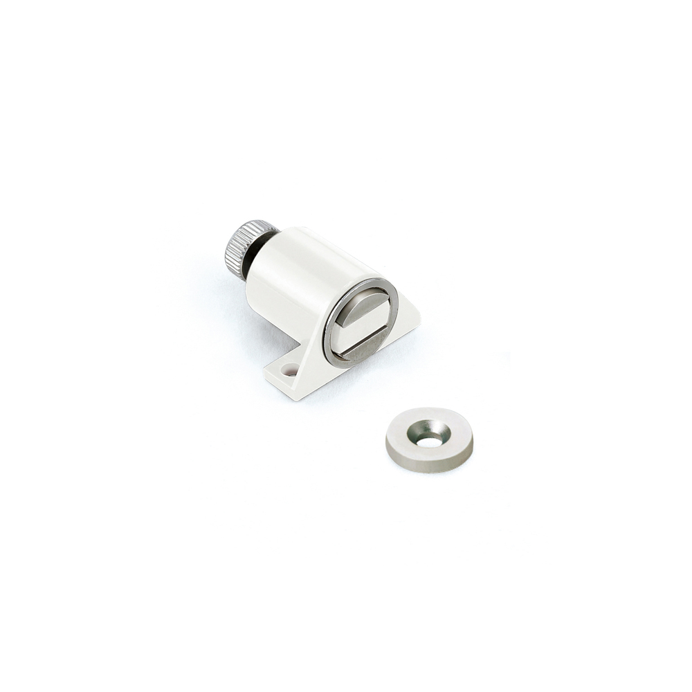 Magnetisk flugsnappare MC-125WTP, yta: vit, av Sugatsune / LAMP (Japan)