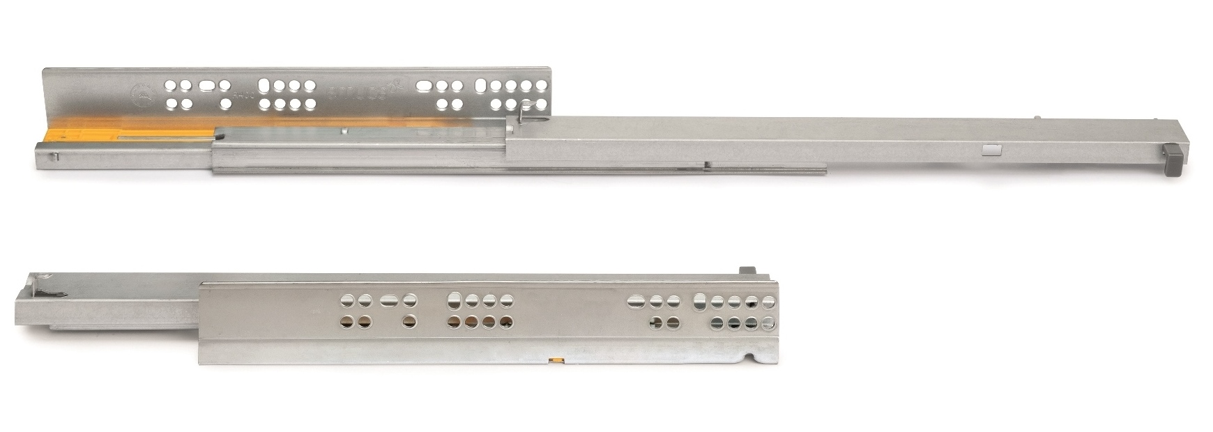 Golvmedar, lastkapacitet: 30 kg (67 lbs), 550 mm (21-21/32"), version: fullutdrag med soft-close, 3124605. Högkvalitativa golvutdrag för trälådor, trälådor, trähyllor och mycket mer, från EMUCA - Bild 6