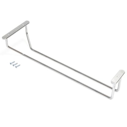 Högkvalitativ vinglashållare, tillverkad av stål, yta: förkromad, 340 mm (13-25/64"), 8938011. Praktisk glashängare för vinglas, champagneglas, cocktailglas, cognacsglas, bägare och mycket mer, från EMUCA